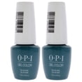 thumbnail image 1 of GelColor - GC G45B Teal Me More-Teal Me More de OPI para mujeres - Esmalte de uñas de 0,25 oz - Paquete de 2, 1 of 2