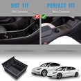 thumbnail image 3 of Upgrade For Tesla Model 3 Model Y 2021 2022 Center Console Organizer Tray Interior Accessories, 3 of 5