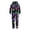 Purple, variant on Jumpsuits for Men Funny Print Zip Up Hooded Long Sleeve Long Pants Comfortable Loungewear Adult Onesie Purple L