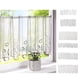 thumbnail image 3 of Cortina Romana Media Cortinas Cortina de Decoración para hogar Gris 30x96cm, 3 of 9