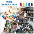 thumbnail image 5 of Uxcell 150Pcs Insulated Ring Terminal RVS2-5 Battery Lugs 16-14AWG Electrical Crimp Terminals Eyelet Wire Connectors for Industrial, Electrical Wiring, Yellow, 5 of 5