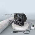 thumbnail image 3 of Bgsha Smoke Absorber Fume Extractor Fan Pipe Duct Exhuast Fan USB Adjustable Speed, 3 of 5