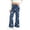 Multicolour, variant on MuXiKeJi Clothes Girls Jeans Pants Cute Print Elastic Waist Wide Leg Flared Denim Pants Regular Fit Long Casual Bottoms Girls Jeans