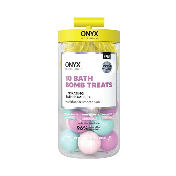 ONYX Professional Hydrating Bath Bomb Gift Set, 12 PC