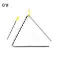 thumbnail image 2 of Flmtop Children Triangle Steel Beating Percussion Musical Instrument Kids Education Toy, 2 of 8