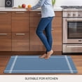thumbnail image 5 of Pure Royalblue Doormat Outdoor Entrance 20"x31.5", Simple Solid Color Absorb Moisture Dirt Door Mats, Non-Slip Rubber Backing Floor Mats Indoor, Low-Profile Front Door Rugs, 5 of 9