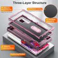 thumbnail image 6 of New Designed for Galaxy S22 Ultra Case, Heavy Duty Shockproof Anti-Scratch Rugged Protective Case with Kickstand for Samsung Galaxy S22 Ultra 6.8 Inch 2022, 6 of 8