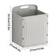 thumbnail image 3 of Caja de almacenamiento montada en la pared | Organizador de armario plegable | Cesta de ropa sucia | Cubo de plástico reutilizable | Gran capacidad | Diseño plano | Almacenamiento en armario, 3 of 6