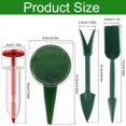 thumbnail image 2 of Yazoeia 6Pcs Mini Sowing Seed Dispenser, Seed Planter Tool, Manual Seedlings Dibber and Widger Set, Lightweight Practical Small Seed Spreader, Professional Reusable Mini for Garden CJC912-180313, 2 of 7