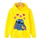 thumbnail image 2 of Sudadera con capucha Kawaii Lilo Stitch para niños y niñas, ropa de moda para bebés, sudadera de punto cálida de otoño, 2024, 2 of 5