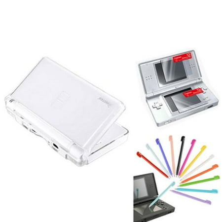 insten crystal case 12pc plastic stylus 2 lcd screen protector for