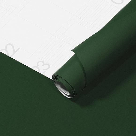 Papel pintado Yancorp para pelar y pegar, color verde esmeralda mate, 60 x 300 cm