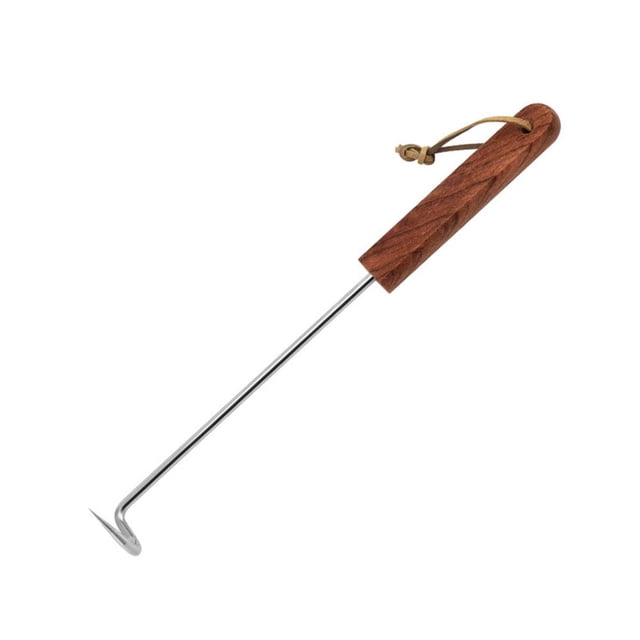 Stainless Steel Ice Pick with Wooden Handle - 9inch Tool for Breaking & Carving Ice