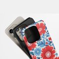 thumbnail image 4 of Floral For All iPhone Series Protective Phone Case Watercolor Art Red Blue, 4 of 7