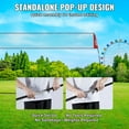 thumbnail image 3 of VEVOR Freestanding Volleyball Training Net for Indoor or Outdoor Use, Adjustable Height Portable Net System with Carrying Bag, Professional Volleyball Practice Trainer for Hitting or Serving Drills, 3 of 9