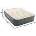 thumbnail image 2 of Intex: PremAire II Elevated Airbed - Queen - Gray, 18" Inflatable Air Mattress, Built-in Electric Pump, Firmness Control Button, 600lb Cap, 64925ED, 2 of 9