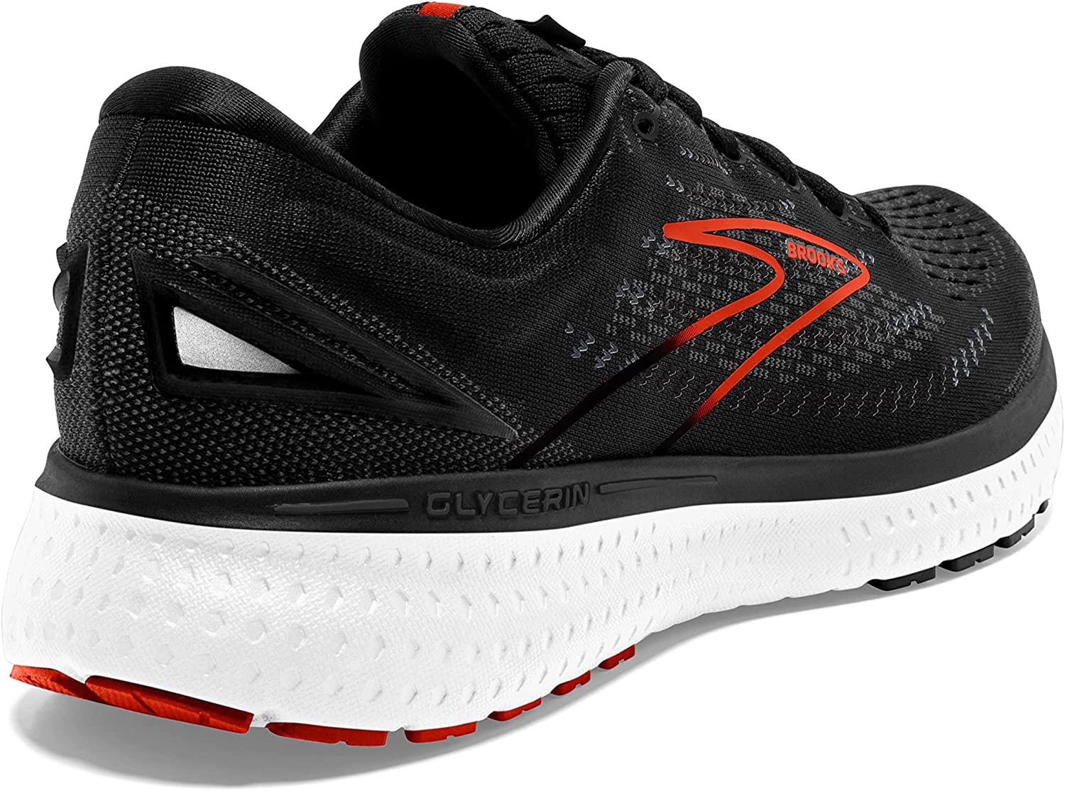 Brooks Glycerin 19 Mens Neutral Running Shoe - Black/Grey  display picture 1
