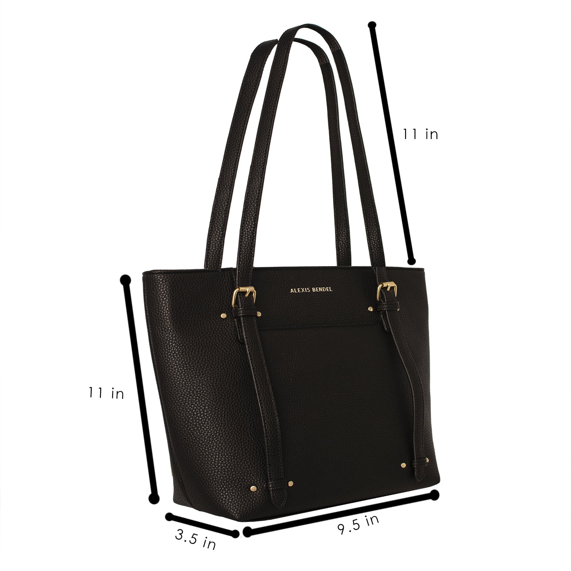 Alexis Bendel Tote Handbag Vegan Leather Functional