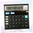 thumbnail image 3 of OUNONA Financial Calculator Desk Calculator Two Line Display Black ABS 1Pcs Office Work Accountants Professionals, 3 of 8