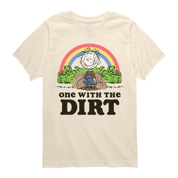 Peanuts - Pigpen One with Dirt - Youth Boys Short Sleeve Graphic T-Shirt