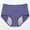 Blue, variant on ASFGIMUJ Women Plus Size Period Panties Leakproof High Waist Menstrual Underwear