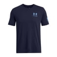 thumbnail image 2 of Camiseta Under Armour con la bandera de la libertad para hombre, azul marino, X-S, 2 of 3