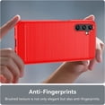 thumbnail image 5 of for Samsung Galaxy A14 5G case,Galaxy A14 case with HD Screen Protector,Fashion Shock-Absorption Flexible TPU Bumper Soft Rubber Protective Phone Case Cove for Samsung Galaxy A14 5G, Red, 5 of 17