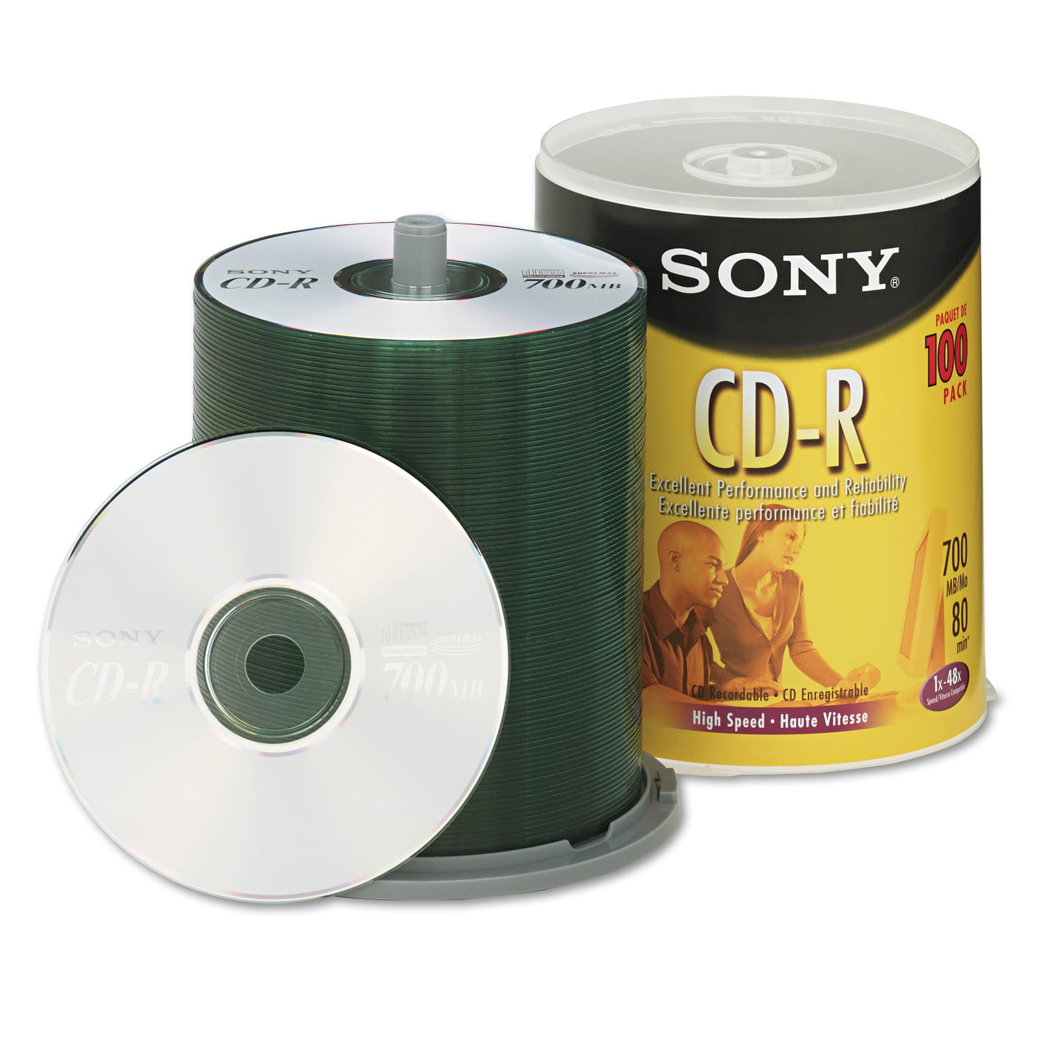 Sony CD-R disque haute vitesse enregistrable 700 Mo 1X-48X 80 min - 34  disques