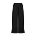 thumbnail image 4 of BLVB Women Wide Leg Sweatpants High Rise Baggy Sweatpants for Womens with Pockets Fashion Fall Outfits, 4 of 7