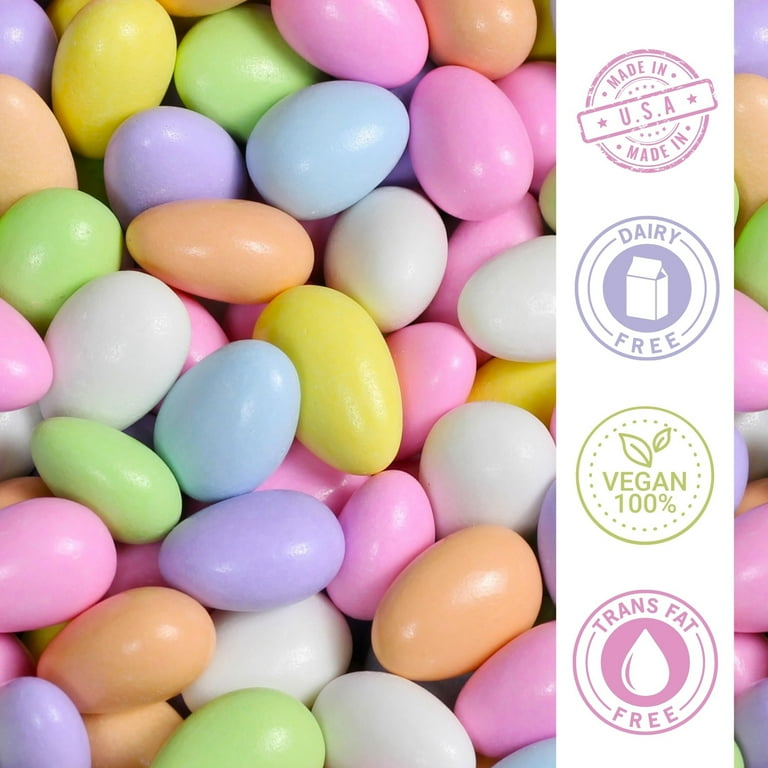 Its Delish Assorted Jordan Almonds, 3.5 lbs Jumbo Container