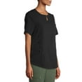 thumbnail image 4 of ClimateRight by Cuddle Duds Women's Scrub Top, 4 of 6