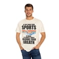 thumbnail image 4 of Humorous Summertime Swimmers Backstroke Water Sports Lover Hilarious Athlete Swimming Games Swim Enthusiast Unisex Garment-Dyed T-shirt, 4 of 4