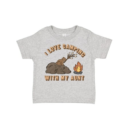 

Inktastic I Love Camping with My Aunt Gift Toddler Boy or Toddler Girl T-Shirt