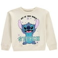 thumbnail image 3 of Disney Girls Lilo & Stitch Clothing Set - Stitch Sweatshirt Hoodie and Jogger - 2-Piece Outfit Set - Sizes 4-16, 3 of 9