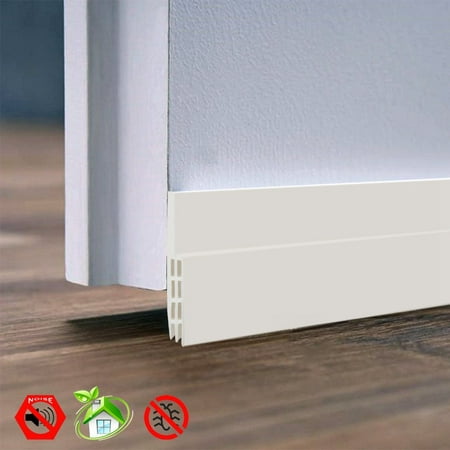 Door Sweep Weather Stripping Under Door Draft Stopper Direct Energy Saver for Door Bottom Seal, 2