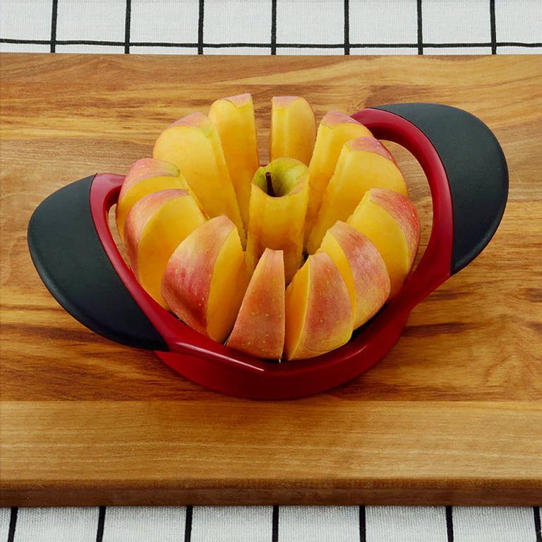 Apple Corer Slicer Fruit Cutter Stainless Steel Press Chopper Kitchen Tool  NEW