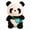 A, variant on KYAIGUO Baby Panda Plush Toys with Cute Bag for Boys Girls Super Cute Panda Doll Plush Mini Backpack Doll Zoo Souvenir Toys