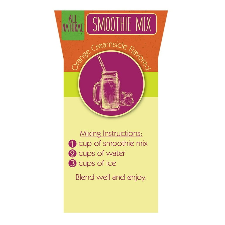 WinCrest Easy-Mix Orange Creamsicle Smoothie Mix, LB Tub