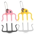 thumbnail image 3 of SHOWERORO 4 Pcs Clips de Musique en Forme de Pieuvre Argent pour Organisation de Partitions, 3 of 8