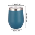 thumbnail image 2 of Fiudx Taza de Desayuno, Elegante Huevera de Acero Inoxidable 304, Diseño Termo Aislante, Eficiente Retención de Calor, Ideal para Servir Huevos Pasados Por Agua, Un Regalo Único, Un Elegante Compleme, 2 of 4