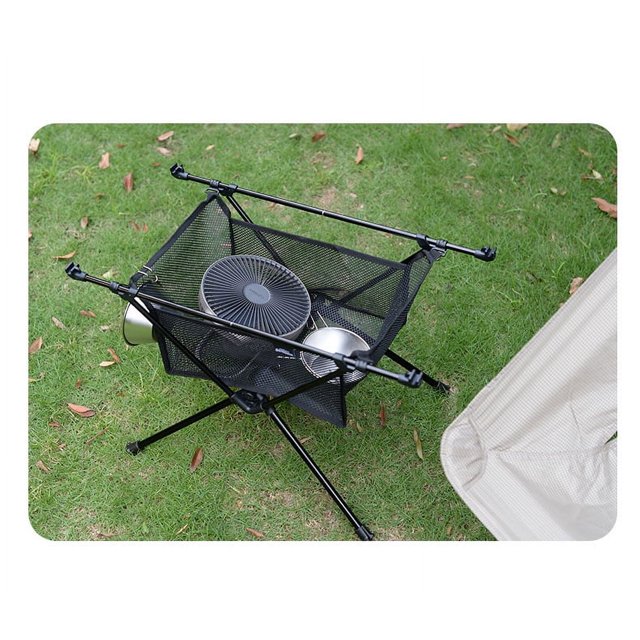 Mesa plegable para exteriores, mesa de picnic ligera de aleación de aluminio portátil para acampar, mesa de té táctica para exteriores con conducción autónoma