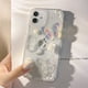 thumbnail image 3 of Funda De Lujo Bling Pearl Butterfly Para iPhone 11 12 13 14 Pro Max 14 Plus Mini Dispensación Hecha A Mano, 3 of 3