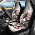 thumbnail image 3 of Uourmeti Dragon Cherry Blossom Print Car Seat Covers Easy to Install Seat Covers Full Set Durable Interior Decor Breathable Fit for Truck Cars, 3 of 10