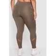 thumbnail image 4 of Women's Plus Size High Waisted Mesh Detail Leggings with Pockets, 4 of 5