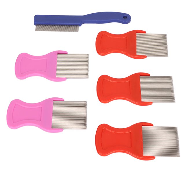 Peine Para Piojos De Perro, Depilación Flotante Para Mascotas, Peine Para Pulgas, Diente Compacto Y Ligero De Acero Inoxidable Para Cachorros ANGGREK Dog Grooming Flea Comb