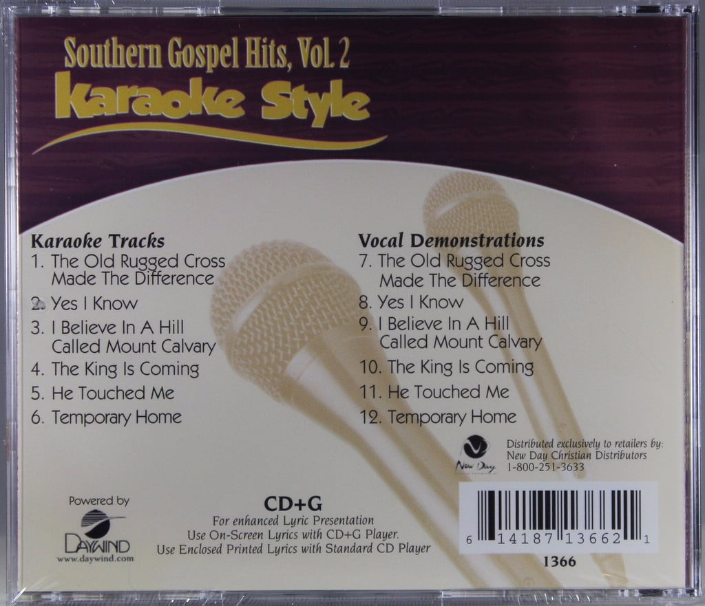 2 Vol Daywind Karaoke Style Southern Gospel Hits Sports Outdoors Terminal Tackle Intouchnetworks Com