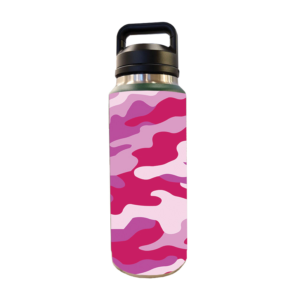 Camo Skin For YETI Bottle 36 oz Protective, Durable, and Unique Vinyl
