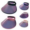 thumbnail image 3 of UDIYO Womens Sun Visor Hat Women Color Changing Golf Cap Large Brim UV Cap, 3 of 6