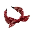 thumbnail image 4 of HNMKIU Heardband Women's Wide Headband Bow Knot Paisley Print Fashion Hair Accessories For Daily Wear And Outdoor Activities ,One Size, 4 of 4