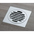 thumbnail image 2 of DROP Bath and Kitchen DR091050 Striped series Shower Floor Drain in Chrome, 2 of 2